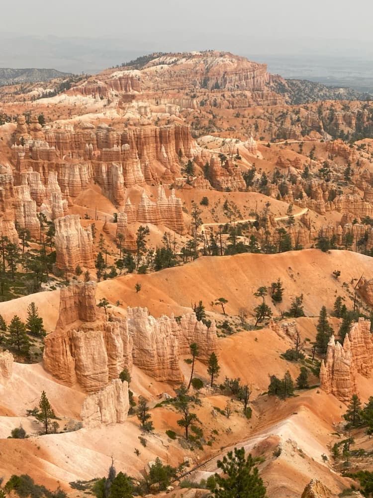 View over Bryce Canyon