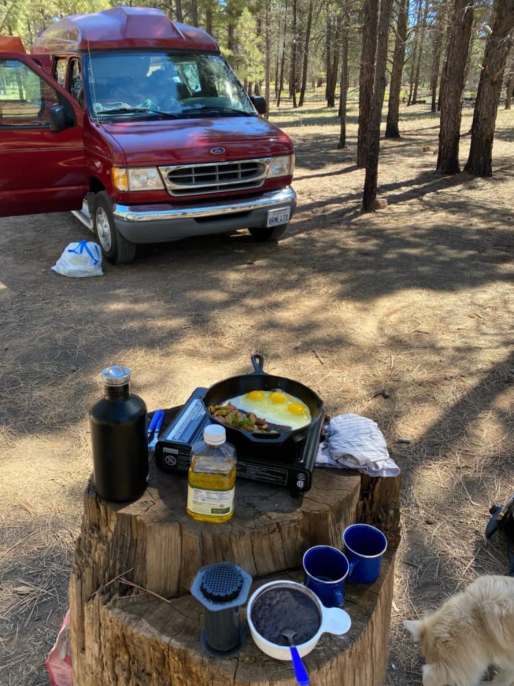 Breakfast in Kaibab National Forest