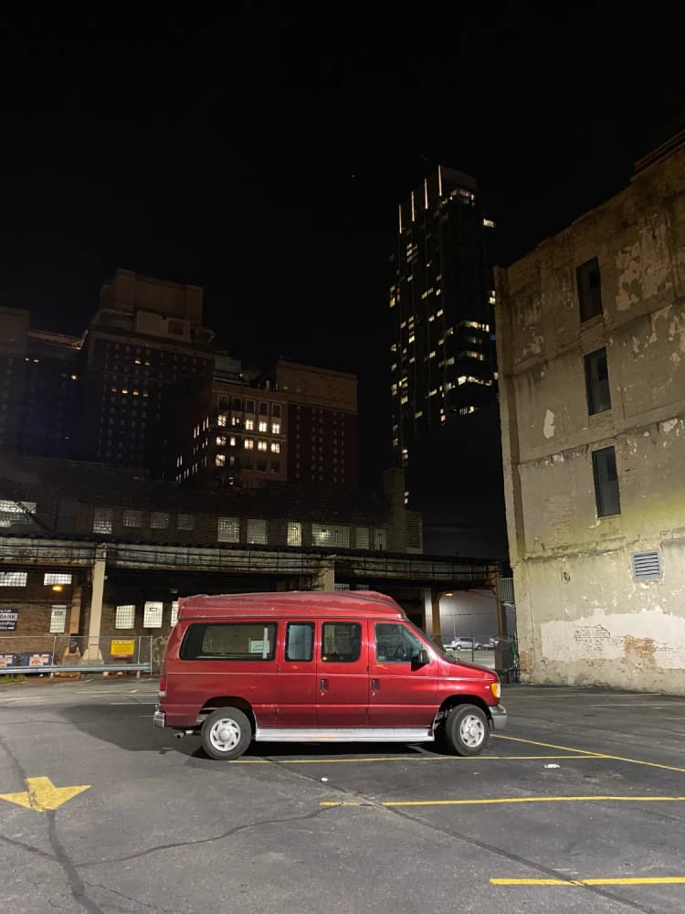 View of a Ford E250 in Downtown Chicago