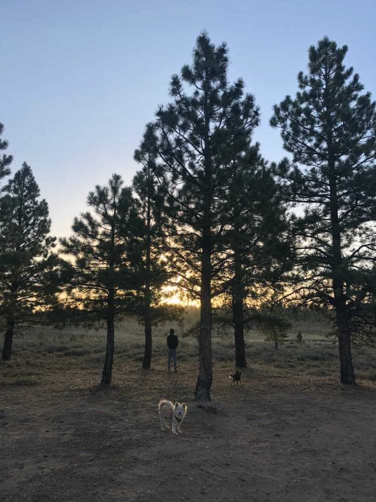 Sunset outside of Moab, Utah